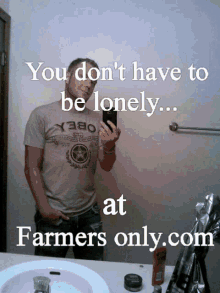 Farmer You Dont Have To Be Lonely GIF - Farmer You Dont Have To Be Lonely Dating App GIFs