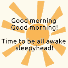 Time To Be All Awake Sleepyhead GIF - Time To Be All Awake Sleepyhead GIFs
