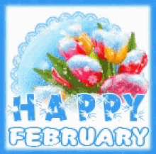 Happy February Winter GIF - Happy February Winter February GIFs
