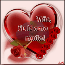 dia da m%C3%A3e eu te amo muito i love you very much rose flowers