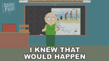 I Knew That Would Happen Mrs Garrison GIF - I Knew That Would Happen Mrs Garrison South Park GIFs