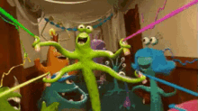 Hola Nena GIF - Party Cartoons Monsters GIFs