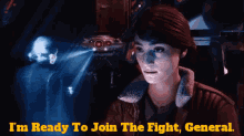 Star Wars Zay Versio GIF - Star Wars Zay Versio Im Ready To Join The Fight General GIFs