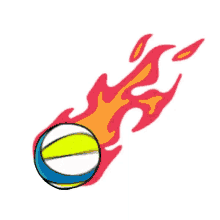 Volleyball On Fire GIF - Volleyball On Fire Burning GIFs