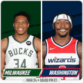 Milwaukee Bucks Vs. Washington Wizards Pre Game GIF - Nba Basketball Nba 2021 GIFs
