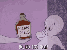 Casper Mean Pills GIF - Casper Mean Pills Cartoon GIFs