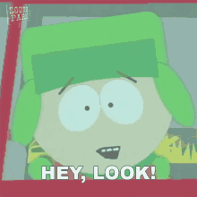 Hey Look Kyle Broflovski GIF - Hey Look Kyle Broflovski South Park GIFs