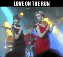 Love On The Run Human League GIF - Love On The Run Human League Look Back In Anger GIFs