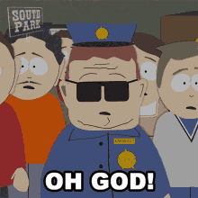 Oh God Officer Barbrady GIF - Oh God Officer Barbrady South Park GIFs
