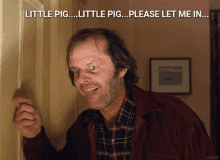 Little Pig Please Let Me In GIF - Little Pig Please Let Me In Creepy GIFs
