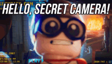 Hello, Secret Camera! GIF - Lego Batman Lego Batman Movie Hello Secret Camera GIFs