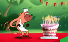 Happy Birthday Birthday Cake GIF - Happy Birthday Birthday Cake Blow Out The Candles GIFs