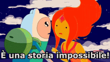 Impossibile Storia Impossibile Amore Difficile Adventure Time GIF - Impossible Impossible Love Story Forbidden Love GIFs