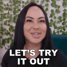 Lets Try This Out Mariah Milano GIF - Lets Try This Out Mariah Milano Dinner With Mariah GIFs
