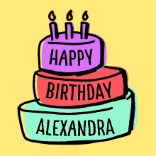 Happy Birthday Alexandra Gif Happy Birthday Alexandra Happy Birthday Alexandra Discover Share Gifs
