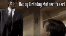 Birthday Cake Samuel L Jackson GIF - Birthday Cake Samuel L Jackson Happy Birthday Mother Fucker GIFs