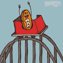 Bitcoin Rollercoaster - Rollercoaster GIF - Rollercoaster Bitcoin Cartoon GIFs