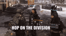 Hop On The Division Tom Clancy The Division GIF - Hop On The Division The Division Tom Clancy The Division GIFs