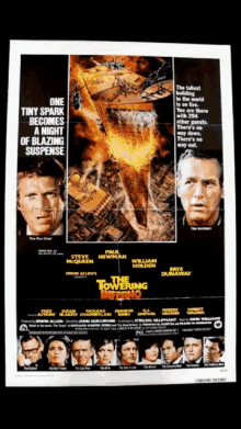 The Towering Inferno Movie Poster GIF - The Towering Inferno Movie Poster GIFs