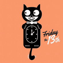 felix the cat clock friday the13th