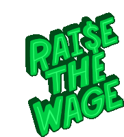 Wages Raise The Wage Sticker - Wages Raise The Wage 15dollars Stickers