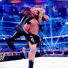 Brock Lesnar F5 Undertaker GIFs | Tenor
