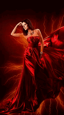 Red Dress GIF - Red Dress Art GIFs