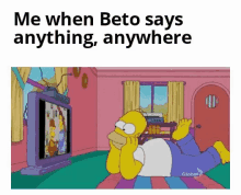 Beto Homer GIF - Beto Homer Watching GIFs