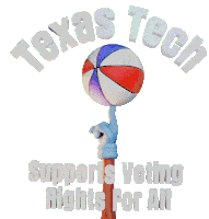 Texas Tech Texas Sticker - Texas Tech Texas Texas Voter Stickers