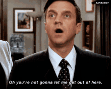 Rafael Barba Barbabot GIF - Rafael Barba Barbabot Get Out Of Here GIFs