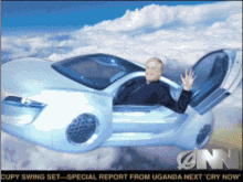 Flying Car Sky GIF - Flying Car Sky Wave GIFs