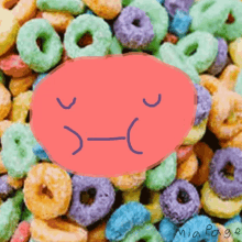Chewing On Fruit Loops GIF - Fruit Loops Froot Loops Cereal GIFs
