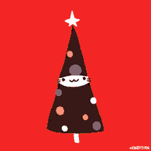 Unicorn Catmas Tree GIF - Merry Christmas Cats Xmas GIFs