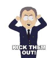 Kick Them Out South Park Sticker - Kick Them Out South Park South Park Back To The Cold War Stickers