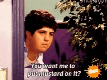 Drake And Josh Hellen GIF - Drake And Josh Hellen Want Me To Put Mustard GIFs