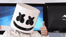 marshmello thumbs up nice nods approve marshmello thumbs up nice nods approve