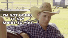 Im Not Going To Say Sorry Ultimate Cowboy Showdown GIF - Im Not Going To Say Sorry Ultimate Cowboy Showdown I Wont Apologize GIFs