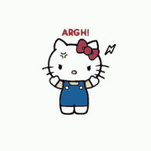 Mad Hello Kitty GIF - Mad Hello Kitty Argh GIFs