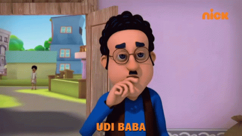 Udi Baba Ghasitaram GIF - Udi Baba Ghasitaram Motu Patlu - Discover & Share GIFs