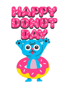 Happy Donut Day National Donut Day GIF - Happy Donut Day National Donut Day Donut Day GIFs