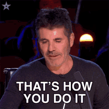 Thats How You Do It Simon Cowell GIF - Thats How You Do It Simon Cowell Britains Got Talent GIFs