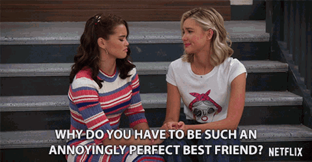 Why Do You Have To Be Such An Annoyingly Perfect Best Friend Paris Berelc GIF - Why Do You Have To Be Such An Annoyingly Perfect Best Friend Paris Berelc Alexa GIFs