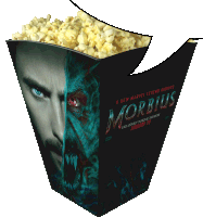 Morbius Sweep Popcorn Sticker - Morbius Sweep Popcorn Speech Bubble Stickers