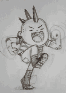 punk illustration design character