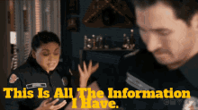 Station19 Vic Hughes GIF - Station19 Vic Hughes This Is All The Information I Have GIFs