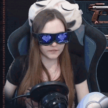 Evilmickie Heart GIF - Evilmickie Heart Glasses GIFs