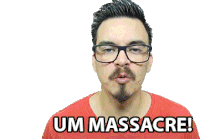 Um Massacre Rino Felix Sticker - Um Massacre Rino Felix Nerd All Stars Stickers