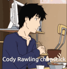 Chopstick Cody Rawling GIF - Chopstick Cody Rawling Welcome To The Nhk GIFs