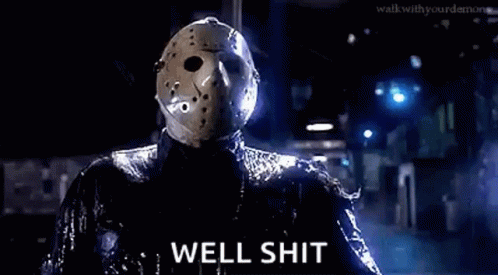Creepy Friday The13th GIF - Creepy Friday The13th Well Shit GIFs