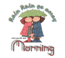 Good Morning Raining GIF - Good Morning Raining Rain Rain Go Away GIFs
